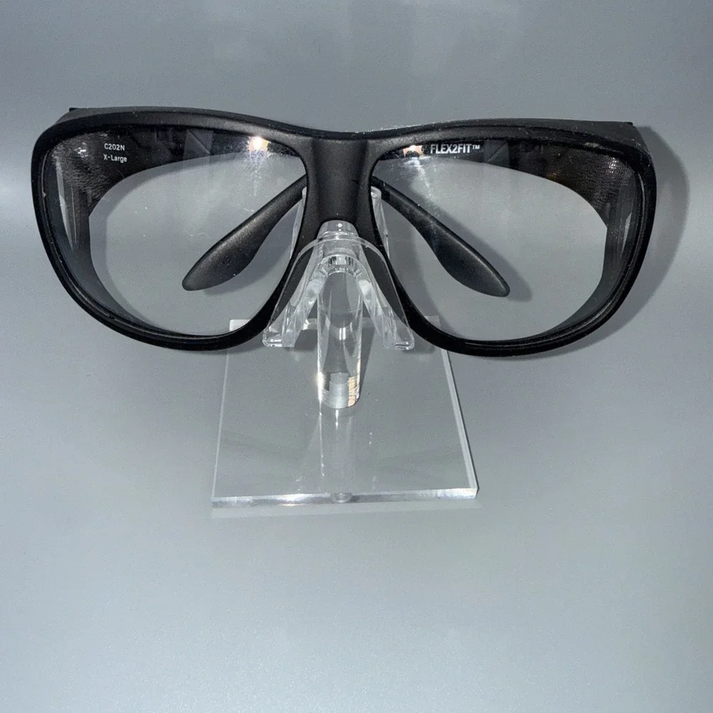 COCCOONS Authentic C202N Pilot Fit Over  Black Frame Eyeglasses/Sunglasses X-Lg
